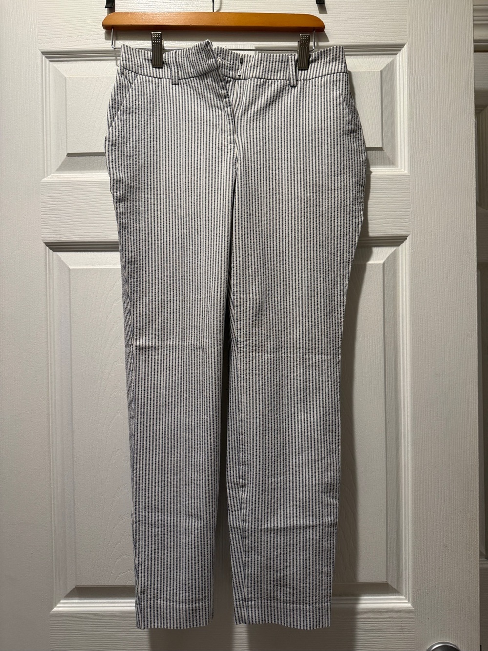Express White & BlueishGreyish Causal Pants